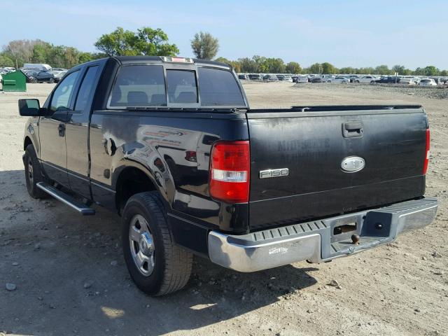 1FTRX12W44NA28659 - 2004 FORD F150 BLACK photo 3