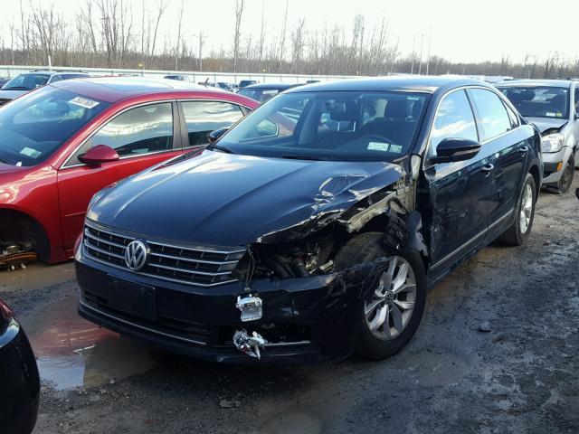 1VWAT7A34GC025261 - 2016 VOLKSWAGEN PASSAT S BLACK photo 2