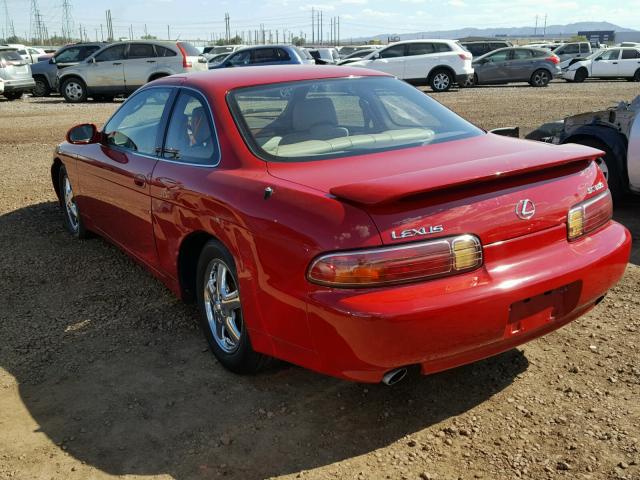 JT8CD32Z7Y1006719 - 2000 LEXUS SC 300 RED photo 3