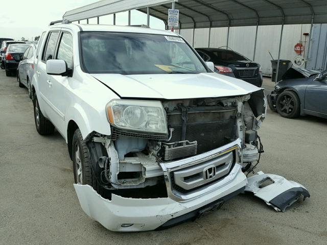 5FNYF38459B025632 - 2009 HONDA PILOT EX WHITE photo 1