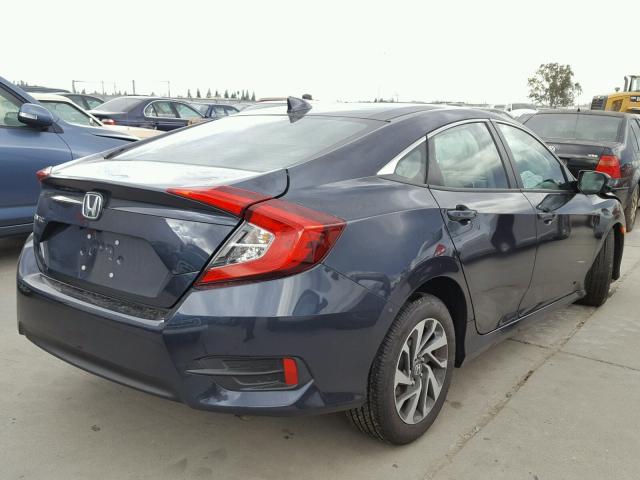 2HGFC2F73HH551923 - 2017 HONDA CIVIC EX BLUE photo 4