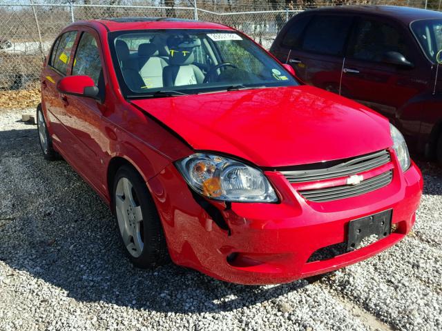 1G1AT58H697100040 - 2009 CHEVROLET COBALT LT RED photo 1