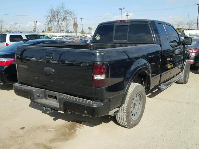 1FTPX14527FB73418 - 2007 FORD F150 BLACK photo 4