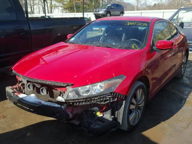 1HGCS11398A025735 - 2008 HONDA ACCORD LX- RED photo 2