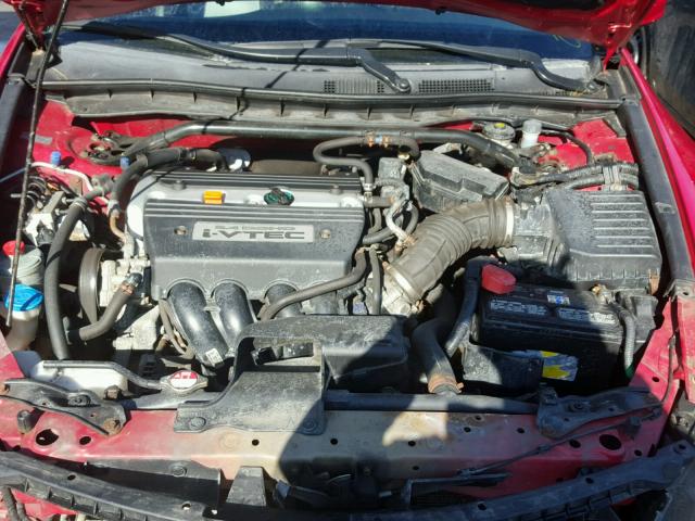 1HGCS11398A025735 - 2008 HONDA ACCORD LX- RED photo 7