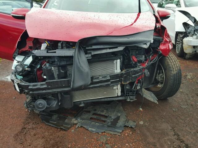 KNADN5A35F6452781 - 2015 KIA RIO EX RED photo 7