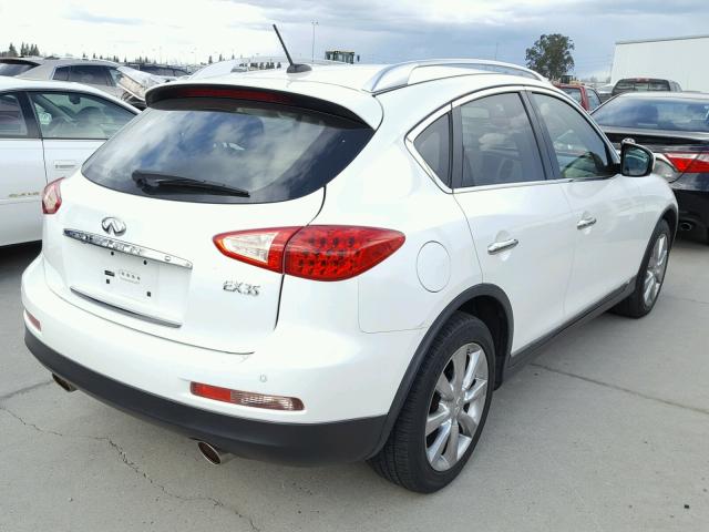 JN1AJ0HP7BM800800 - 2011 INFINITI EX35 BASE WHITE photo 4