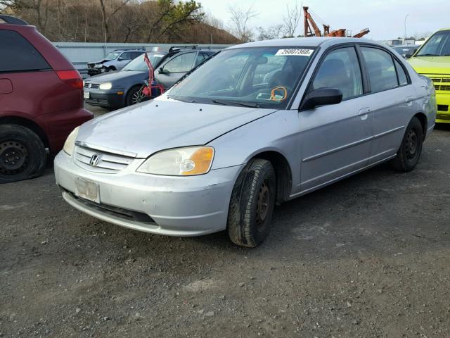 2HGES16503H559042 - 2003 HONDA CIVIC LX GRAY photo 2