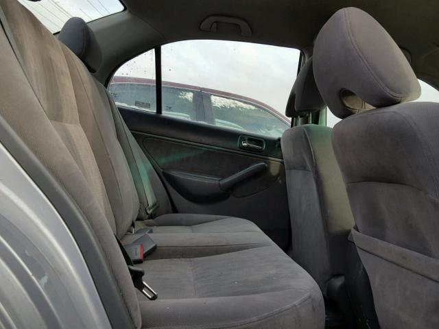 2HGES16503H559042 - 2003 HONDA CIVIC LX GRAY photo 6