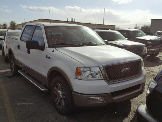 1FTPW12575FA44397 - 2005 FORD F150 SUPER WHITE photo 1