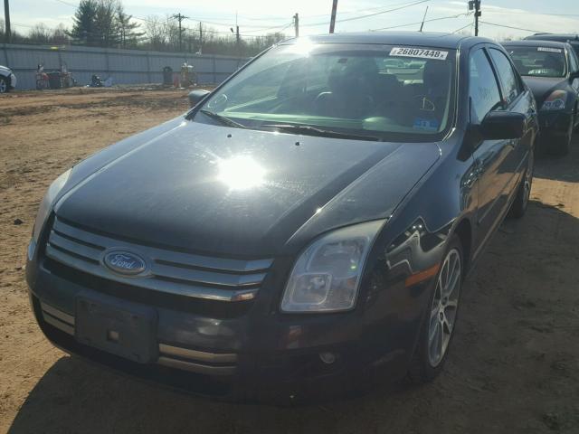 3FAHP07188R103455 - 2008 FORD FUSION SE BLACK photo 2