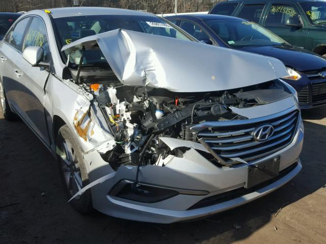 5NPE24AF5GH385305 - 2016 HYUNDAI SONATA SE SILVER photo 9