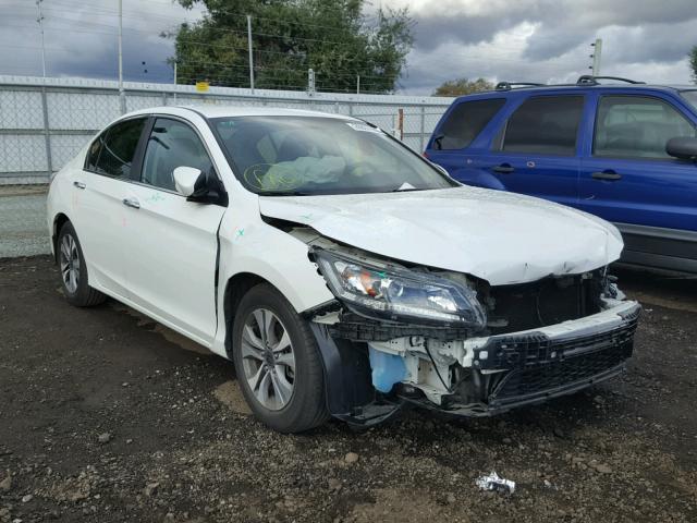 1HGCR2F39EA174992 - 2014 HONDA ACCORD LX WHITE photo 1