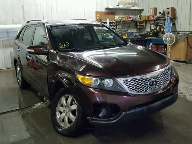 5XYKT3A66CG308177 - 2012 KIA SORENTO BA MAROON photo 1