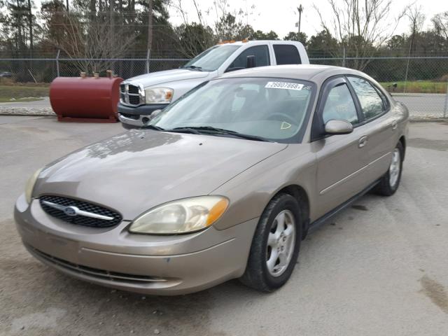 1FAFP53U63A117989 - 2003 FORD TAURUS SE TAN photo 2