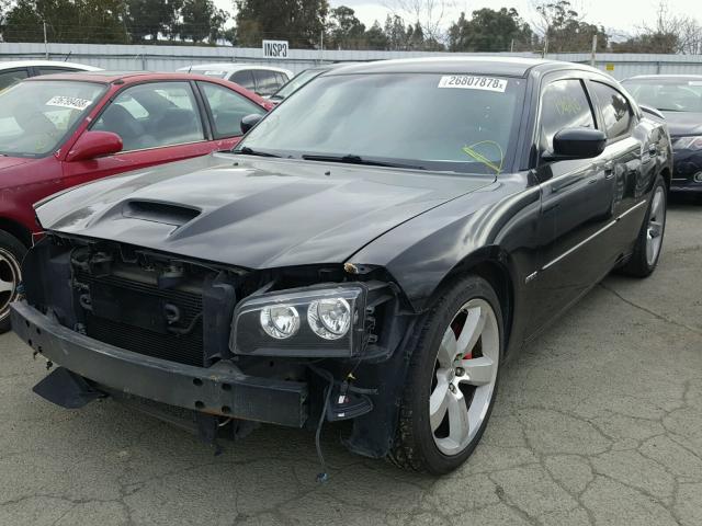 2B3LA73W07H872401 - 2007 DODGE CHARGER SR BLACK photo 2