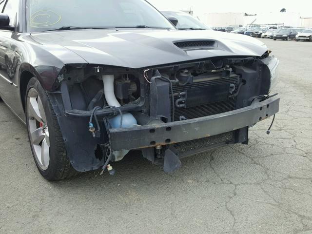 2B3LA73W07H872401 - 2007 DODGE CHARGER SR BLACK photo 9