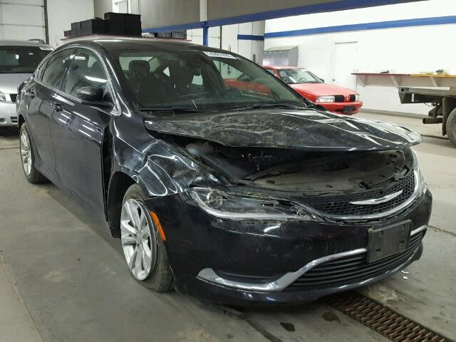 1C3CCCABXFN729323 - 2015 CHRYSLER 200 LIMITE BLACK photo 1