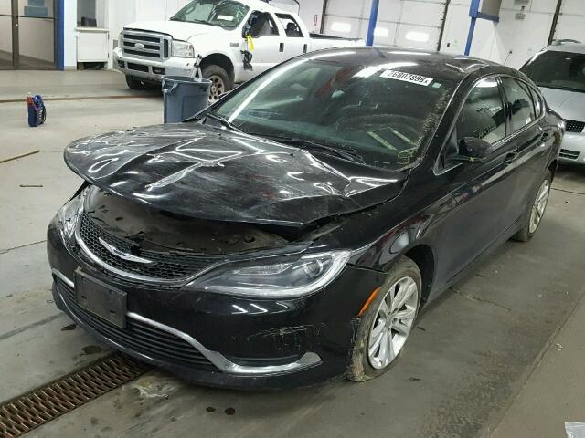 1C3CCCABXFN729323 - 2015 CHRYSLER 200 LIMITE BLACK photo 2