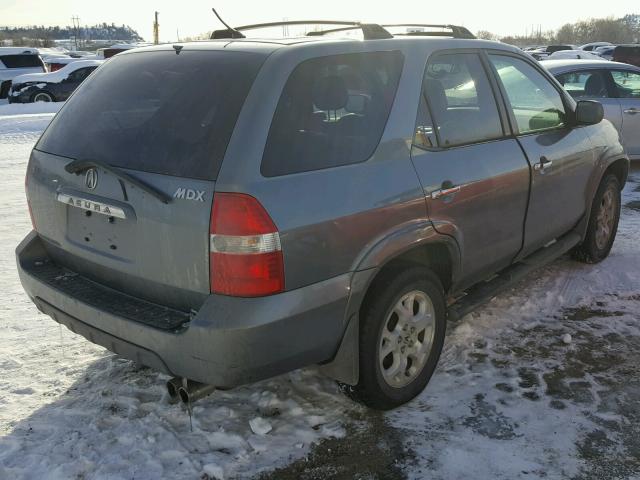 2HNYD18811H516530 - 2001 ACURA MDX TOURIN GRAY photo 4