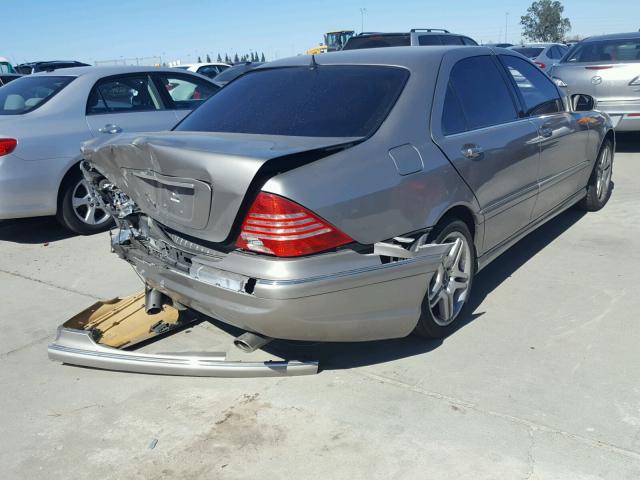 WDBNG70J36A469071 - 2006 MERCEDES-BENZ S 430 GOLD photo 4