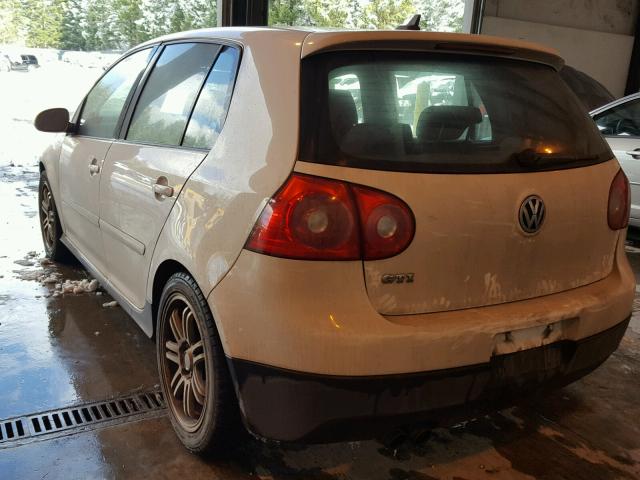 WVWHV71K98W234580 - 2008 VOLKSWAGEN GTI WHITE photo 3