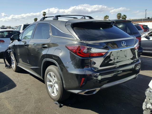 2T2ZZMCA9GC025550 - 2016 LEXUS RX 350 BLACK photo 3