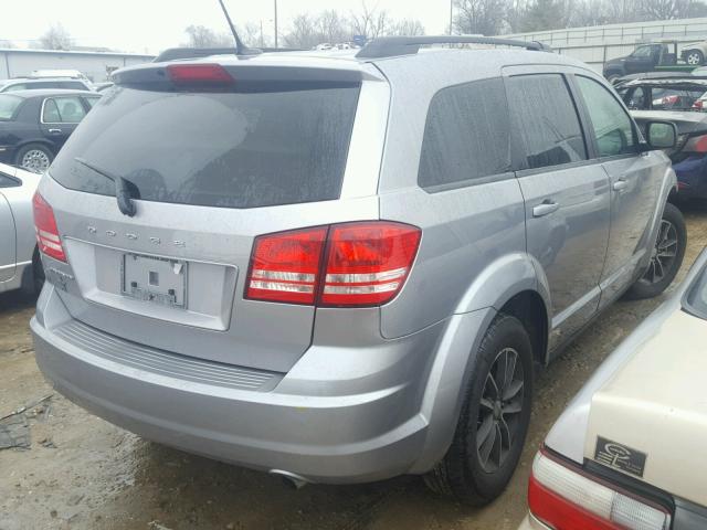 3C4PDCAB8HT675694 - 2017 DODGE JOURNEY SE SILVER photo 4