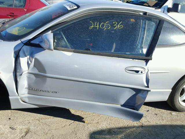 1G2WP12K5WF255070 - 1998 PONTIAC GRAND PRIX SILVER photo 9