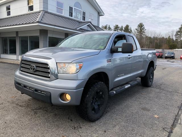 5TFBV58147X009483 - 2007 TOYOTA TUNDRA DOU GRAY photo 1