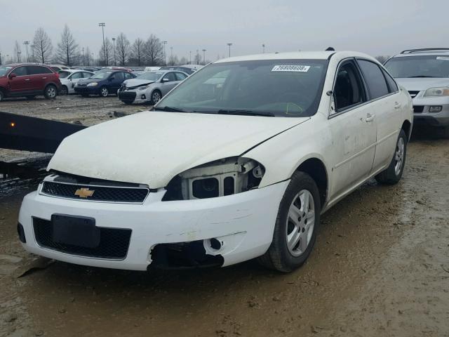 2G1WS55R179418021 - 2007 CHEVROLET IMPALA POL WHITE photo 2