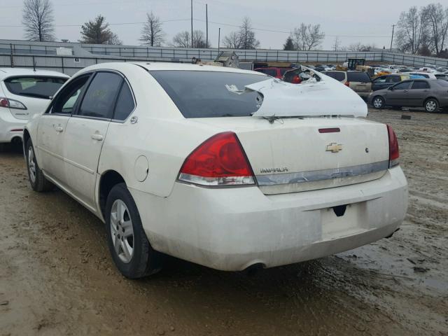 2G1WS55R179418021 - 2007 CHEVROLET IMPALA POL WHITE photo 3