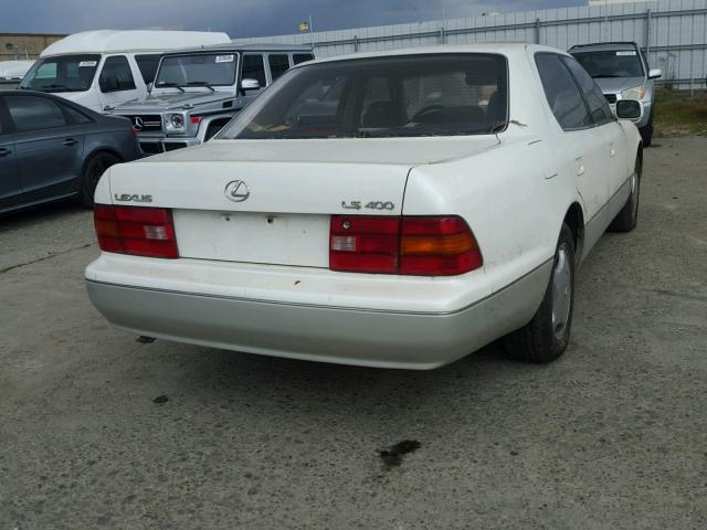 JT8UF22E3S0016246 - 1995 LEXUS LS 400 WHITE photo 4