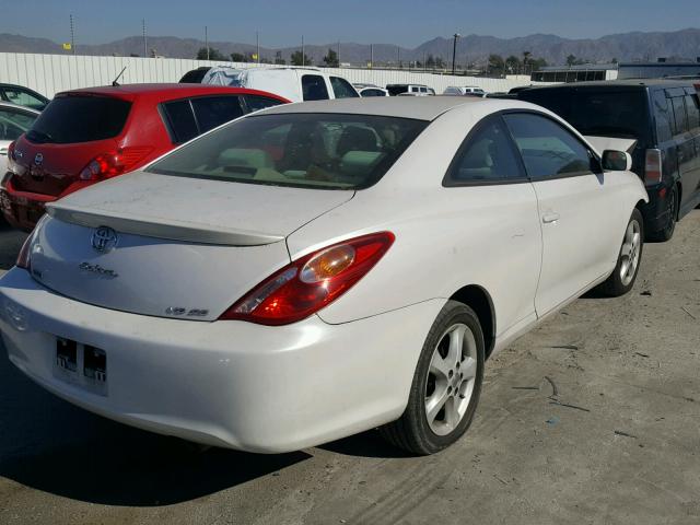 4T1CA38PX4U038052 - 2004 TOYOTA CAMRY SOLA WHITE photo 4