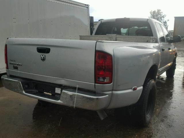 3D7ML48L79G509998 - 2009 DODGE 3500 SILVER photo 4