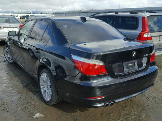 WBANV935X8CZ62137 - 2008 BMW 535 XI BLACK photo 3