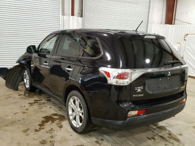 JA4AD3A37EZ009360 - 2014 MITSUBISHI OUTLANDER BLACK photo 3