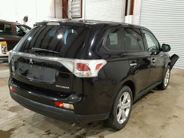 JA4AD3A37EZ009360 - 2014 MITSUBISHI OUTLANDER BLACK photo 4