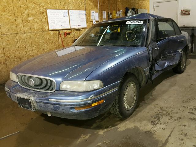 1G4HR52K1XH493912 - 1999 BUICK LESABRE LI BLUE photo 2