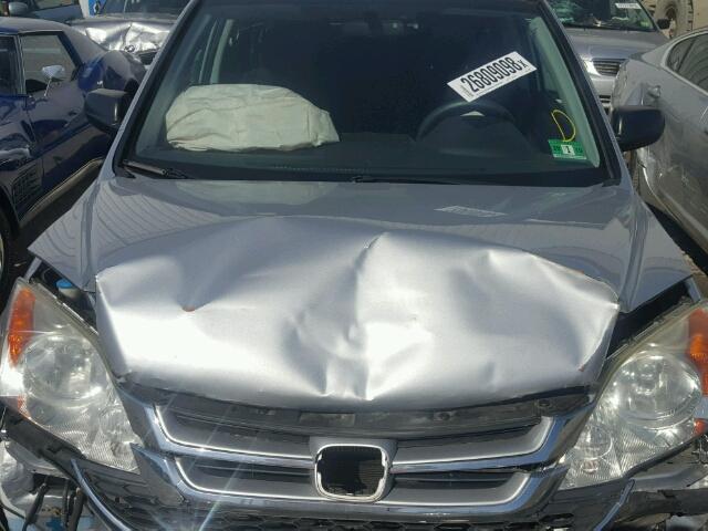 3CZRE4H50AG700964 - 2010 HONDA CR-V EX SILVER photo 7