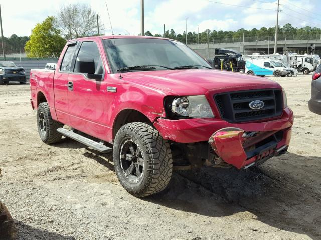 1FTRX14W54FA20335 - 2004 FORD F150 RED photo 1