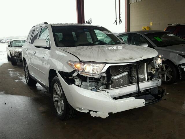 5TDYK3EH2BS045972 - 2011 TOYOTA HIGHLANDER WHITE photo 1