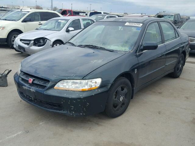 1HGCG6677WA234026 - 1998 HONDA ACCORD EX GREEN photo 2