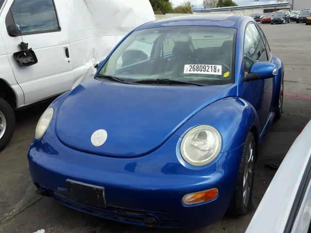 3VWCD21C63M441149 - 2003 VOLKSWAGEN NEW BEETLE 蓝色 照片 2