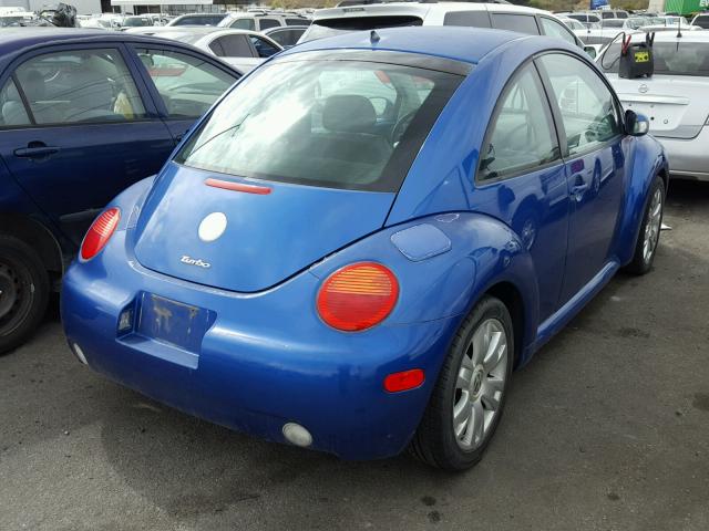 3VWCD21C63M441149 - 2003 VOLKSWAGEN NEW BEETLE 蓝色 照片 4