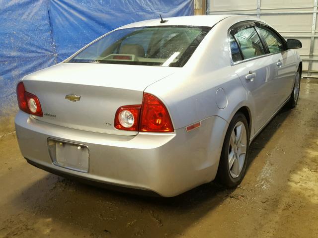 1G1ZG57B894192936 - 2009 CHEVROLET MALIBU LS SILVER photo 4