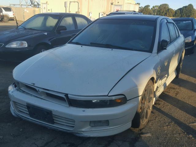 4A3AA46H52E138836 - 2002 MITSUBISHI GALANT ES WHITE photo 2