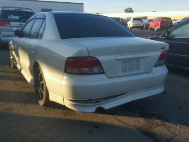 4A3AA46H52E138836 - 2002 MITSUBISHI GALANT ES WHITE photo 3