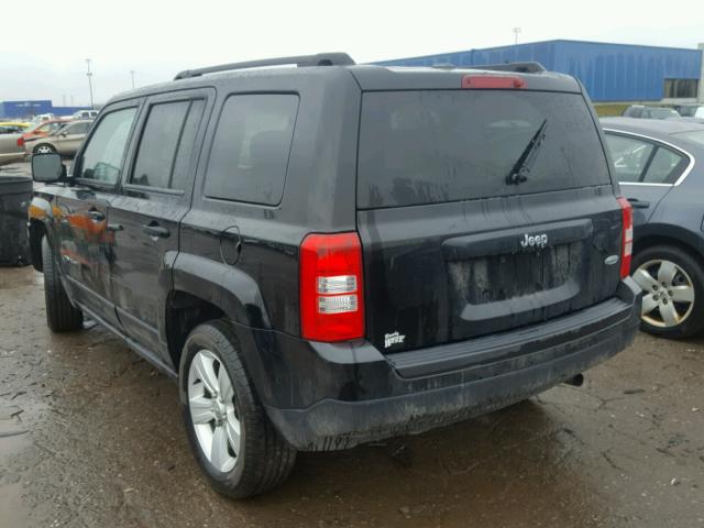 1C4NJPFB5ED721127 - 2014 JEEP PATRIOT LA BLACK photo 3