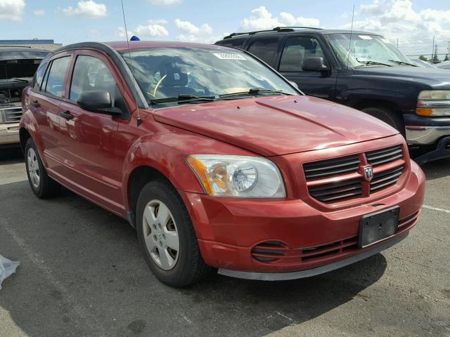 1B3HB28B57D271087 - 2007 DODGE CALIBER RED photo 1